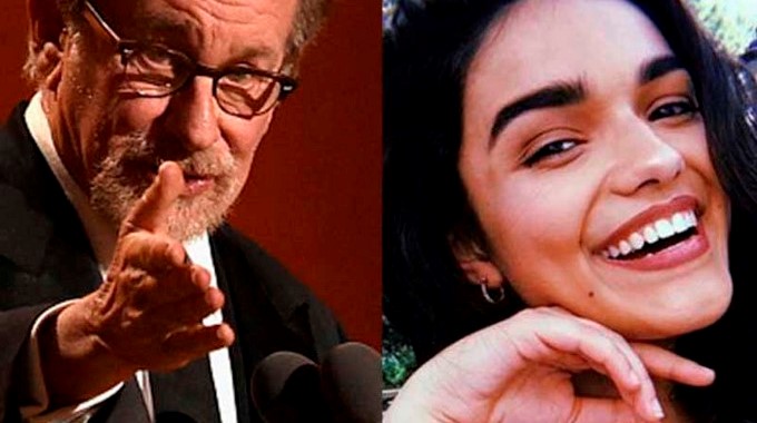 Steven Spielberg y Rachel Zegler