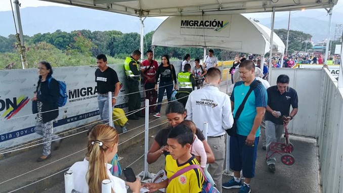 Una disminución. Así registran el paso de venezolanos en la frontera con Colombia