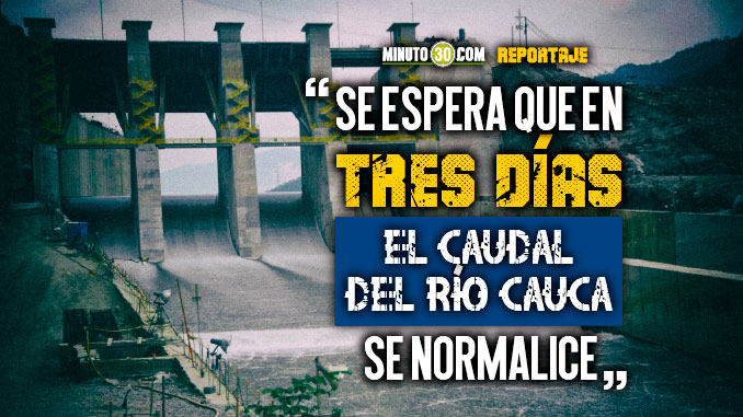 Panorama en Hidroituango luego de abrir el vertedero