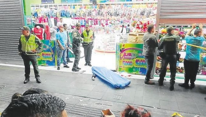 Muerto centro Bucaramanga