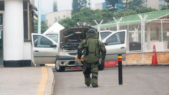 Amenaza bomba Quinta Brigada de Bucaramanga