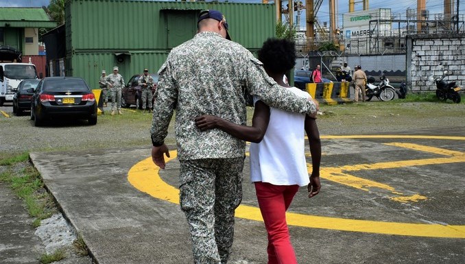 Armada evacuó a familia en Chocó que era amenazada por grupos armados organizados