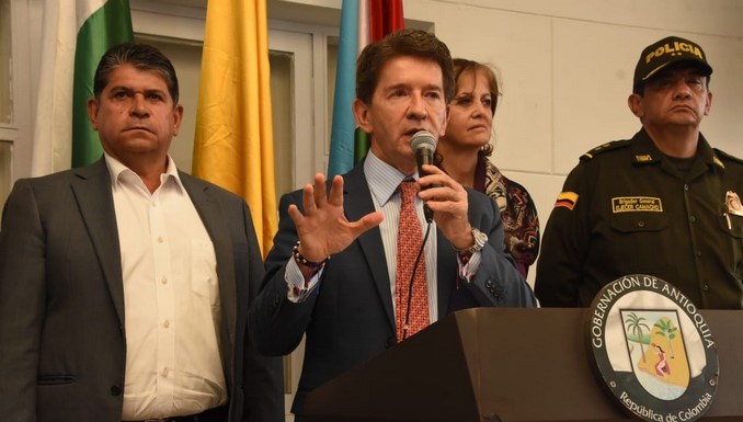 Gobernador entregó detalles sobre la delicada situación de orden público en Bello
