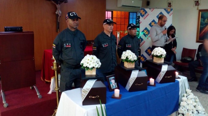 En Medellín entregaron los restos de un sindicalista, un comerciante y un campesino, víctimas del conflicto armado