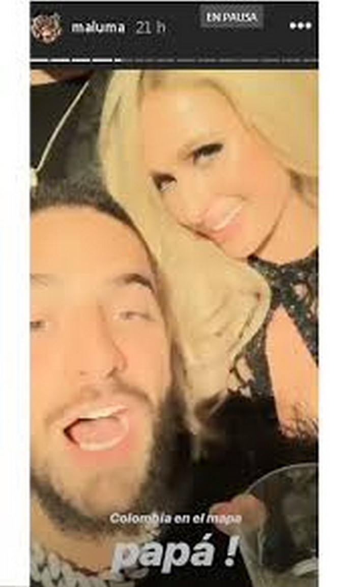 Maluma y Paris Hilton/ Tomada de Instagram: @maluma