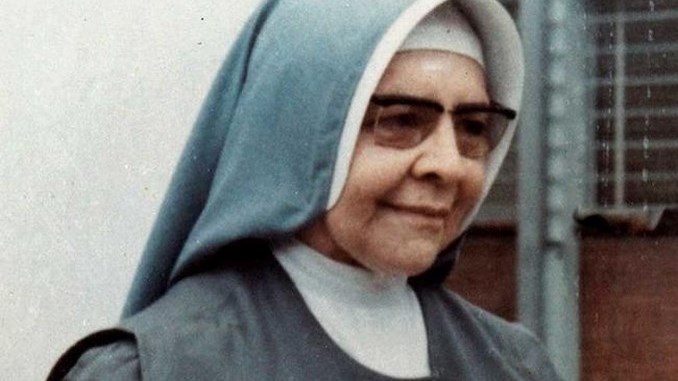 La monja colombiana María Berenice Duque