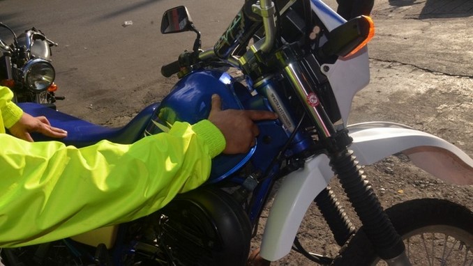 Estas son las motos recuperadas en las últimas horas por las autoridades del Valle de Aburrá 1 moto robada
