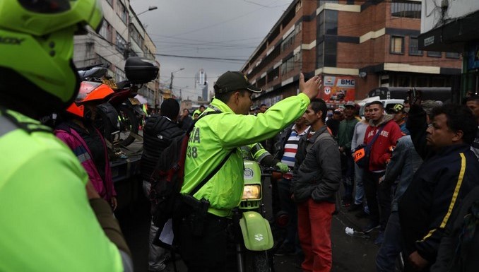 Nuevo operativo de intervención a comercio de autopartes en el centro de Bogotá