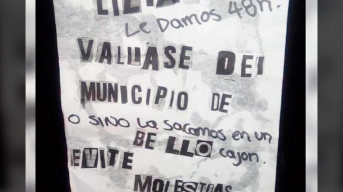 Con panfletos amenazaron de muerte a una juez de Bello