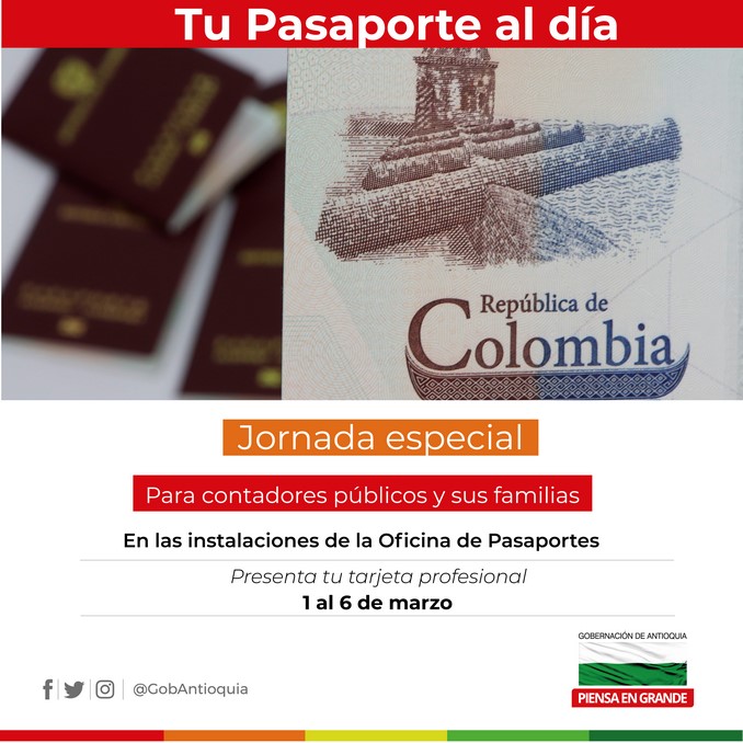 El turno ahora es para los contadores públicos y sus familias. Las fechas de la jornada especial 'Tu Pasaporte al Día'