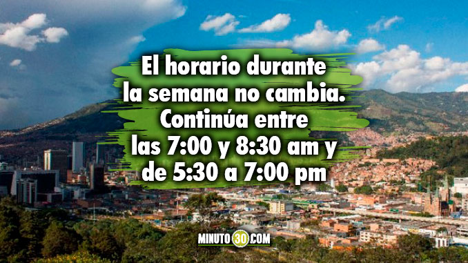 Estos son los dígitos del pico y placa ambiental en Medellín