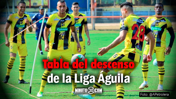 Alianza, Unión Magdalena, Envigado y Pasto sufren la Liga de cuenta del descenso