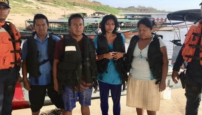 Cuatro venezolanos fueron rescatados por la Armada en el río Orinoco