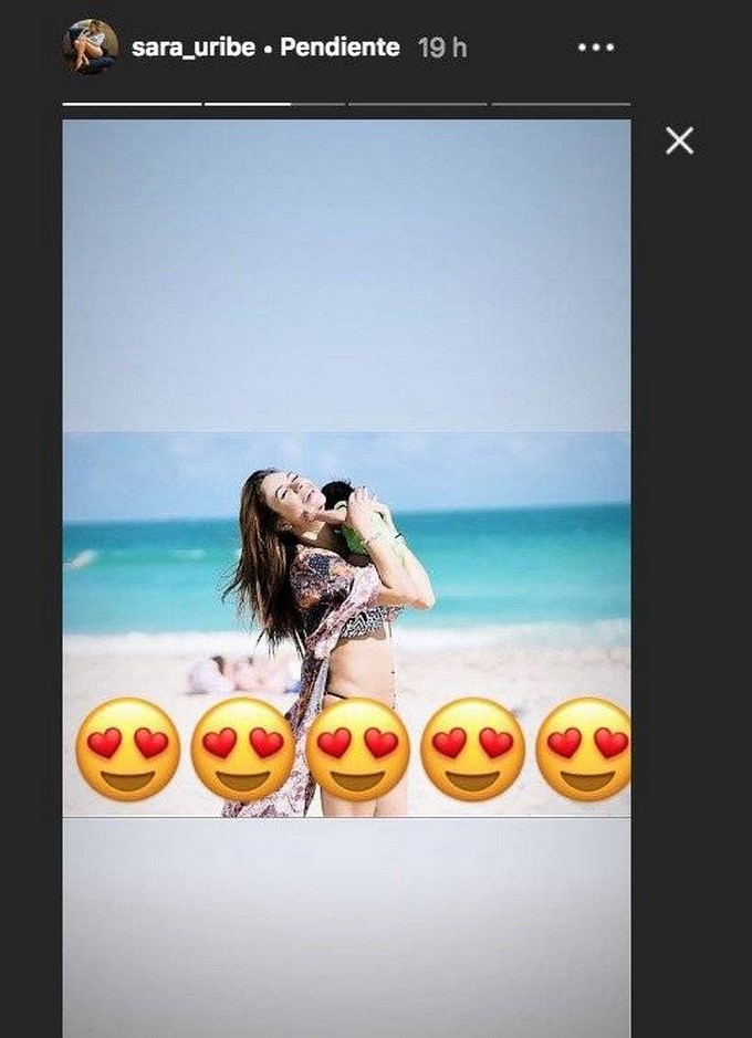 Foto tomada de Instagram Sara Uribe