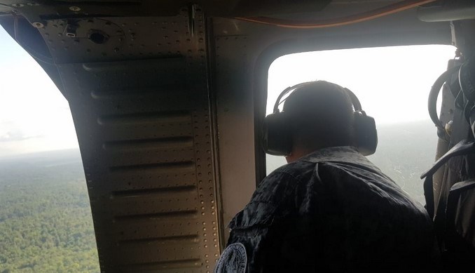 Fuerza Aérea realiza sobrevuelos a zonas en Chocó afectadas por inundaciones