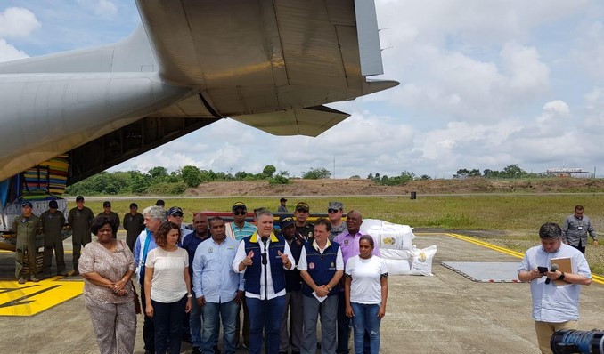 Fuerza Aérea realiza sobrevuelos a zonas en Chocó afectadas por inundaciones