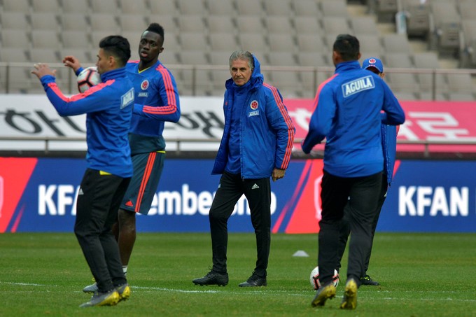 Fotos: La Selección Colombia ya hizo el reconocimiento del estadio de Seúl en la previa del amistoso 17 Entramiento FCF Seoul 10