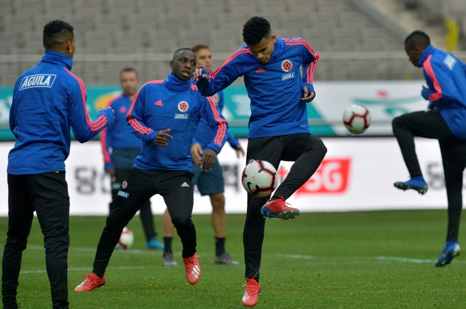 Fotos: La Selección Colombia ya hizo el reconocimiento del estadio de Seúl en la previa del amistoso 14 Entramiento FCF Seoul 13