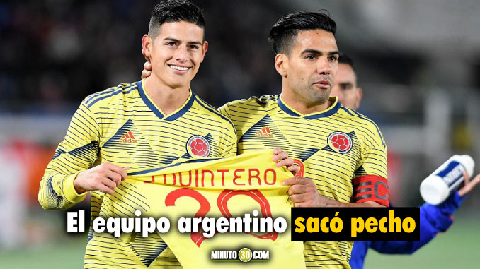 Jugadores de la Selección Colombia se acordaron de Quintero y River lo destacó 1 Jugadores de la Seleccion Colombia se acordaron de Quintero y River lo destaco