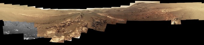 Nasa muestra la última foto panorámica que tomó el Opportunity