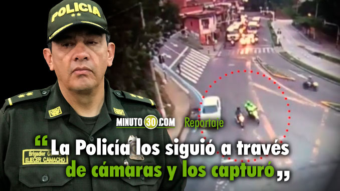 Policía siguió tres casos de fleteos en Medellín, a través de las cámaras de seguridad, y logró capturar a los delincuentes 1 Policia siguio tres casos de fleteos en Medellin a traves de las camaras de seguridad y logro capturar a los delincuentes