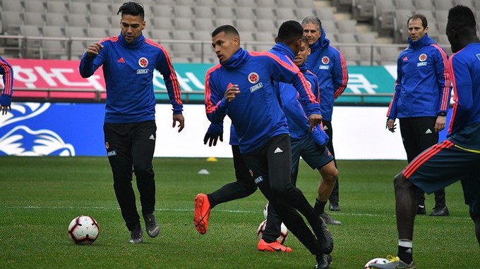 Fotos: La Selección Colombia ya hizo el reconocimiento del estadio de Seúl en la previa del amistoso 1 Seleccion Colombia Reconocimiento Seul