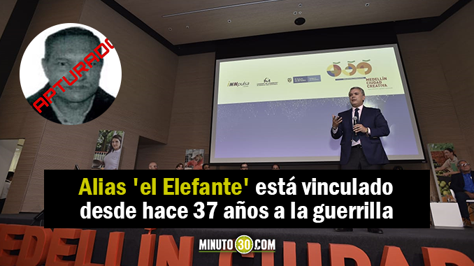 Cayó alias 'el Elefante', jefe del frente urbano del Eln y señalado autor intelectual del atentado en Bogotá