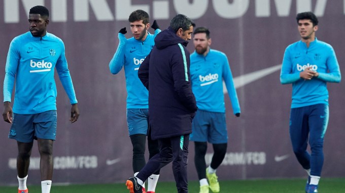 ¡Sin Dembelé! Barcelona se preparar para el choque ante el Lyon 1 barcelona1
