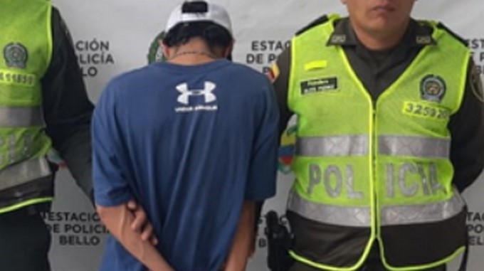 En Bello cogieron a dos sujetos con marihuana, uno tenía base de cocaína 1 capturado bello