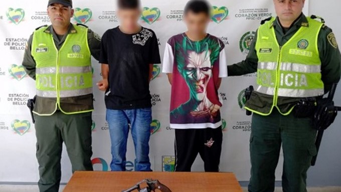 Luego de una persecución los capturaron en la glorieta de Niquía 1 capturado niquia