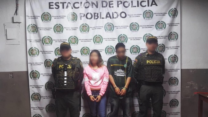 Capturados por hurtar dos celulares con arma de fuego en El Poblado 1 capturados poblado