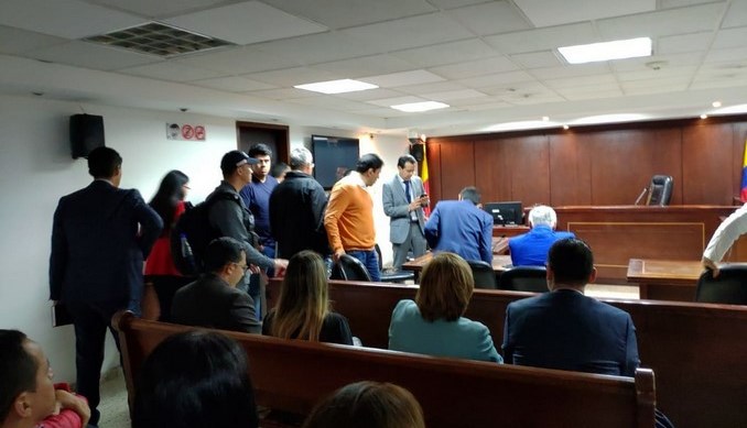 Audiencia exfiscal Carlos Julián Bermeo