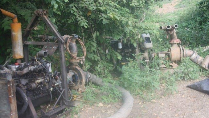 Incautada maquinaria, avaluada en más de $3.000 millones, en operación contra la minería ilegal en el Bajo Cauca antioqueño