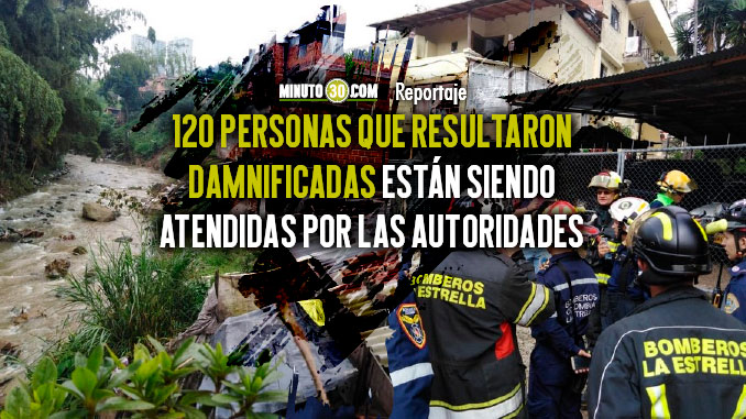 Organismos de socorro continúan la atención a las 26 familias afectadas por alud de tierra en la Estrella