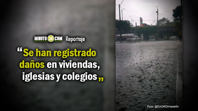 Temporada de lluvias afecta a 7 municipios antioqueños