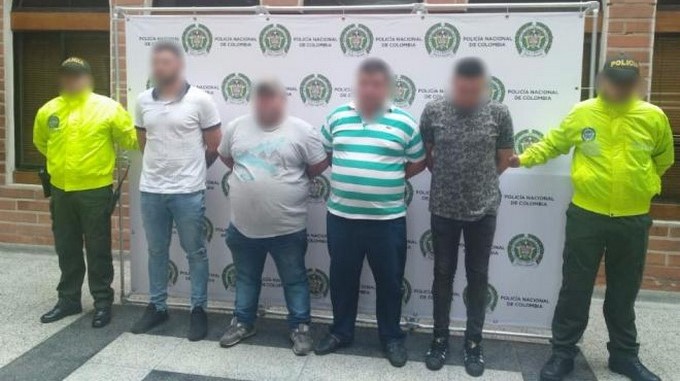 Capturan a una banda, y a su cabecilla, que robaba vehículos 'halados' y a mano armada en el Valle de Aburrá 1 capturados receptacion automotores
