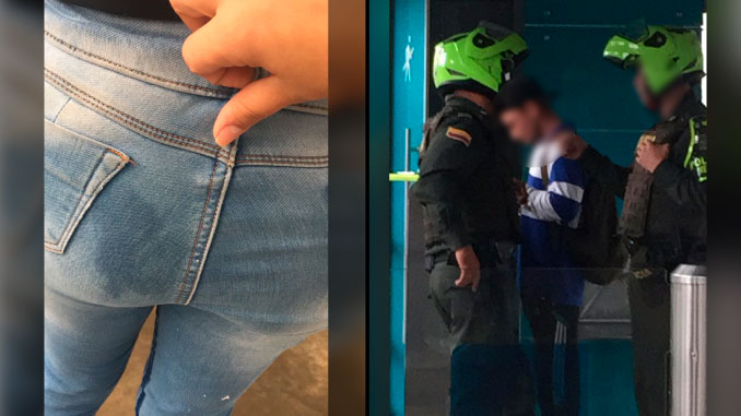 EN VIDEO: ¡Enfermo! Se masturbó en el Metroplús y 'ensució' a una joven que iba para el trabajo 1 dejenerado