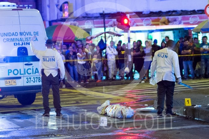 Homicidio en pleno centro de Medellín