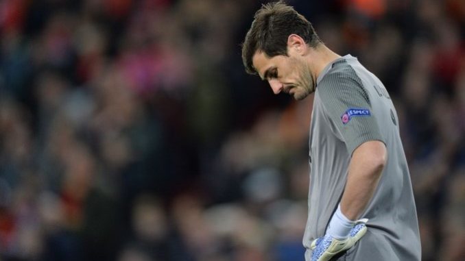 2-0. El Liverpool golpea primero al Oporto 2 iker casillas portero oporto