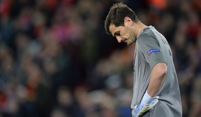 2-0. El Liverpool golpea primero al Oporto 1 iker casillas portero oporto