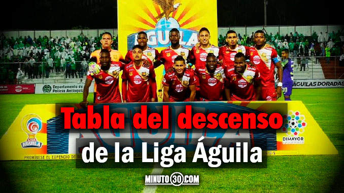 Tabla del descenso, un dolor de cabeza para Alianza, Rionegro, Envigado y otros más