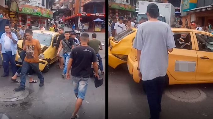 EN VIDEO: Un camión se quedó sin frenos y se llevó a varios carros por el barrio París