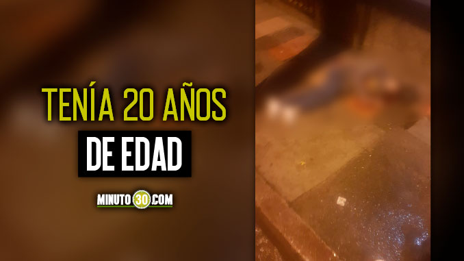 EN FOTOS Y VIDEO: Acribillaron a un joven en Bello, hace menos de un mes asesinaron a su hermano 3 20 anos de edad 1
