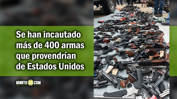 Bandas criminales del Valle de Aburrá estarían comprando armas traídas ilegalmente desde Estados Unidos