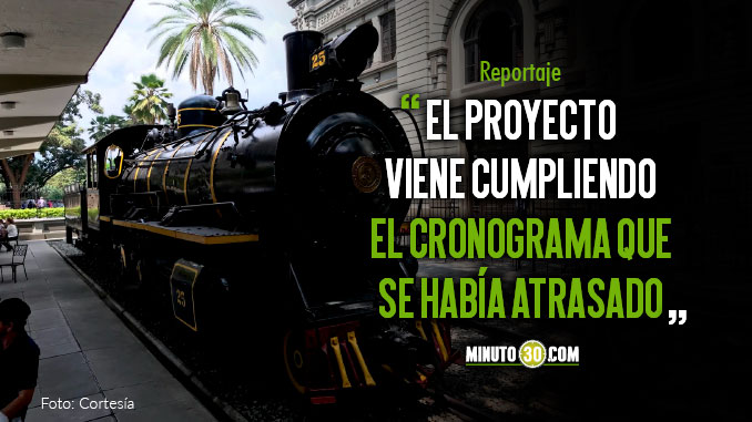 Así avanza la ejecución del Ferrocarril de Antioquia