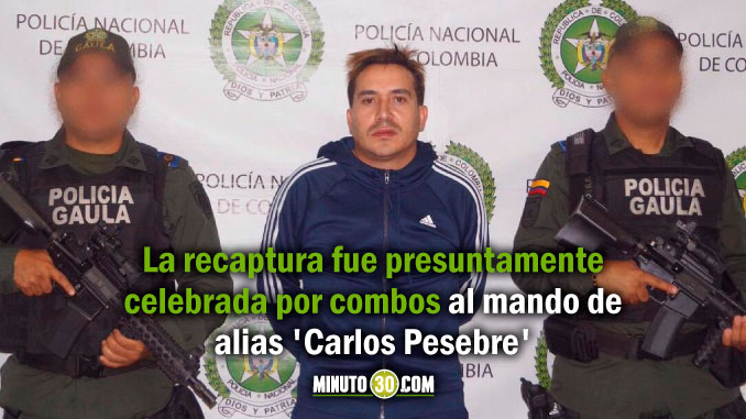 VIDEO: Con pólvora y disparos al aire habrían celebrado la recaptura de alias ‘Diego Almuerzo’ en San Javier