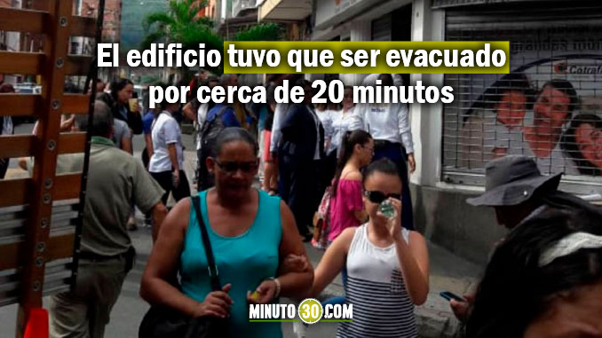 Evacuaron las oficinas de la Alcaldía de Bello por una fuga de gas en la zona