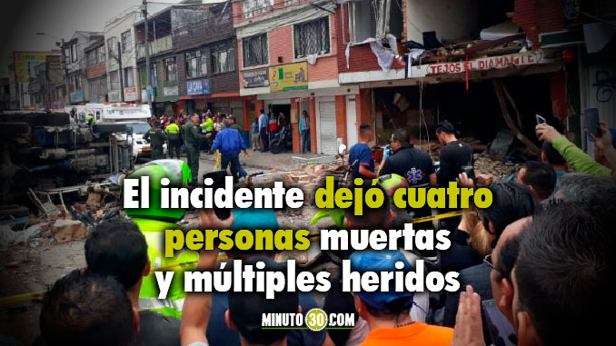 EN VIDEO: Advierten que el edificio donde se presentó la explosión que dejó cuatro muertos en Bogotá podría colapsar