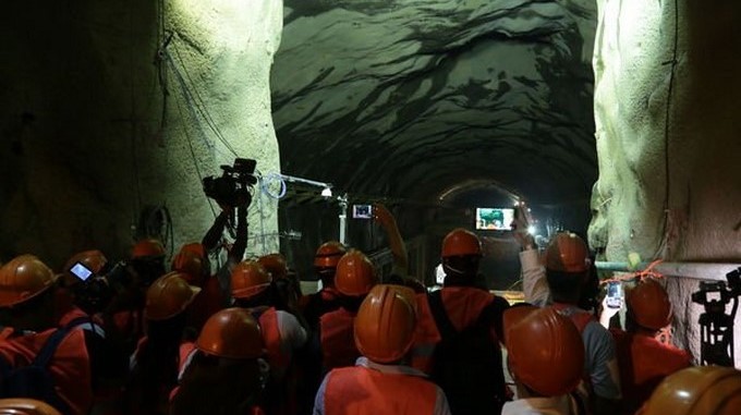 FOTO: Epm desmintió la cadena que asegura que hay una nueva oquedad en Hidroituango