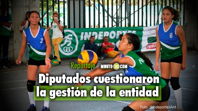 Asamblea de Antioquia hizo control político a Indeportes